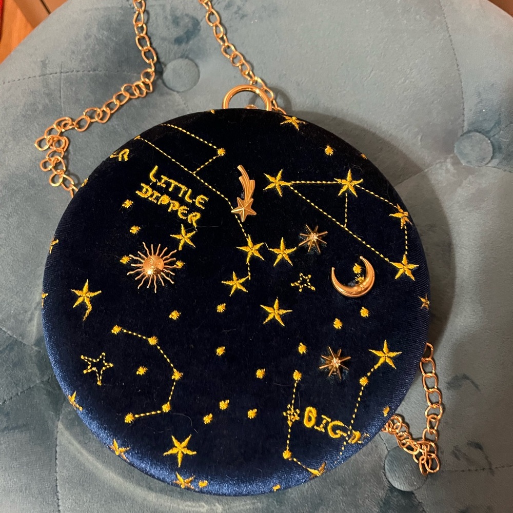 NWOT Whimsigoth Celestial Round Crossbody